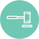 ícono servicio de asesoría legal